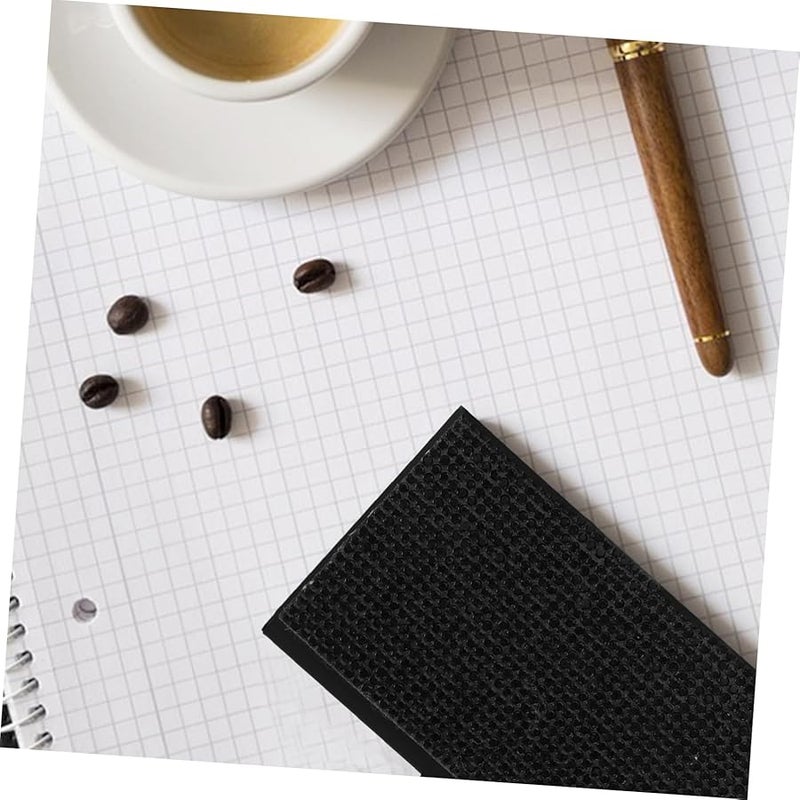 Silver Rhinestone Metal Business Card Holder Box Large Capacity Professional Desk Organizer - Image 5
